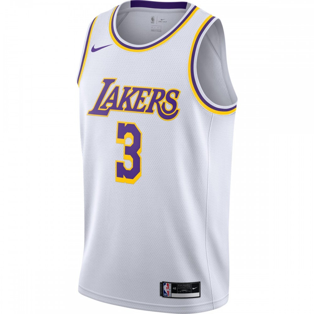 Anthony Davis Los Angeles Lakers 2020/21 Swingman Jersey - White - Association Edition-Pro Kit Vault | Brand New 26/27 Sports Jerseys